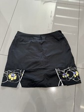 Adidas Climacool Golf Tennis Skort Size 2 Black Flowers