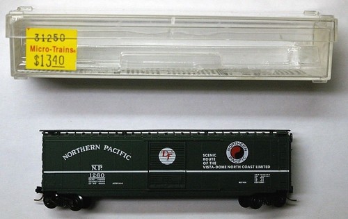 MTL Micro-Trains 31250 Northern Pacific NP 1260 50 pies vagón de una sola puerta  | Zustand: New
