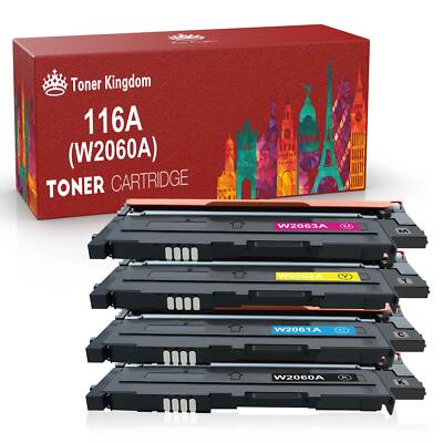 4x Compatible W2060A-W2063A with Chip Toner for HP 116A Color Laser MFP 179fnw