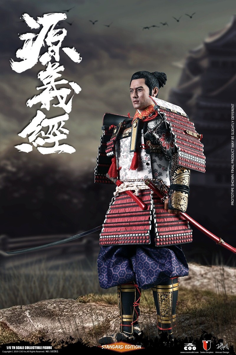 COOMODEL MINAMOTO NO YOSHITSUNE 1/6 Action Figure DIECAST ALLOY