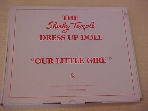 Danbury Mint Shirley Temple Dress Up Puppenkleidung UNSER KLEINES MÄDCHEN mit Karton