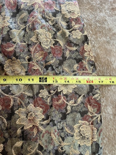 VTG 90s Y2K Scott McClintock Brocade Victorian Cottagecore Formal Skirt M - Picture 9 of 10