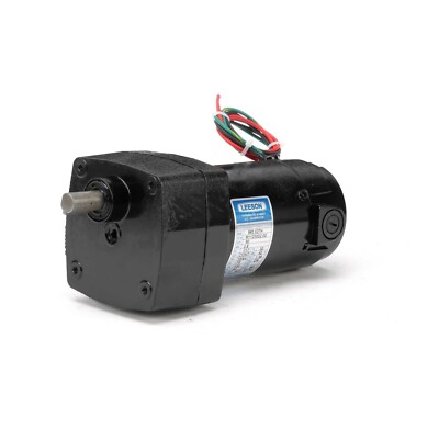 Leeson M1125002.00 Electric Motor 90 Volt DC 30 Rpm 1/17 Hp 30 Frame
