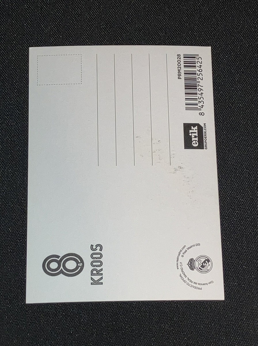 TONI KROOS World Champion 2014 Bayern München signed card 3.5x6.5 Real Madrid | UK