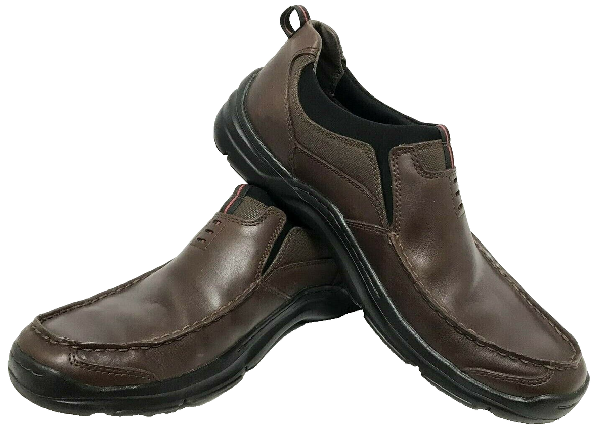 CLARKS MENS XTR LITE TAN LOAFERS SHOES Size 10M 26169241_Mens-Clarks-  main image 3