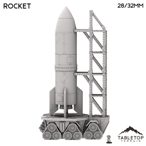 Orc Rocket - Warpzel-1A Orc Space Program - Wargaming Ork Terrain - Picture 6 of 7