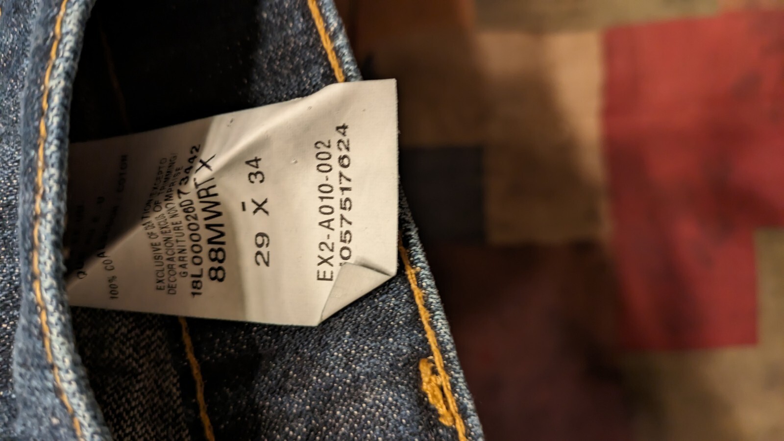 Wrangler Rooted Collection Made in USA Jeans 100% Texas Cotton 29 X 34, Slim Fit - Picture 4 of 4