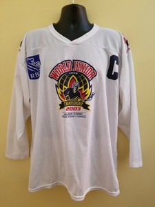 2003 IIHF World Junior Hockey Championship Nike Jersey ...