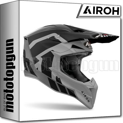 AIROH HELMET CROSS MOTORBIKE WRR35 WRAAAP RELOADED ANTHRACITE MATT SZ. L