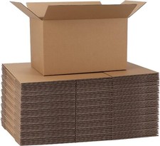 10x6x6 Inches Shipping Boxes Set of 40 Brown Corrugated Cardboard Box Literature