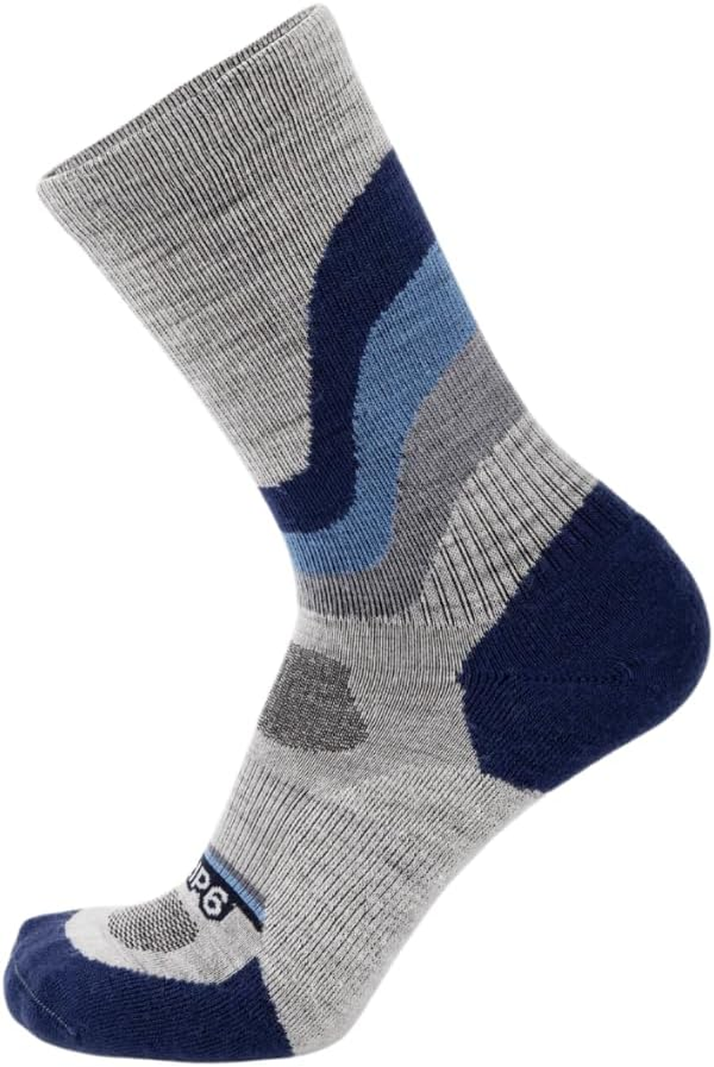 Wool Crew Socks - Merino Wool Socks Made in the USA - Lightweight Wool Hiking So-image