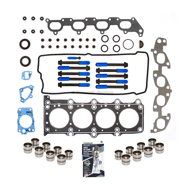 Head Gasket Set Bolts Lifters Fit 96-03 Suzuki Chevrolet Tracker J18A J20A - Image 4 of 4