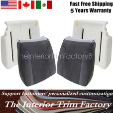 For 2003-2005 Dodge Ram 1500 Driver & Passenger Bottom Seat Cover & Foam Cushion