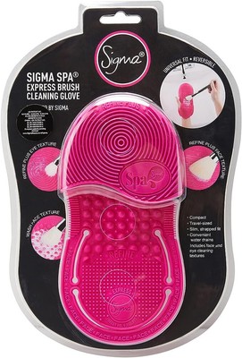 Sigma Spa Express Brush Cleaning Glove - PINK