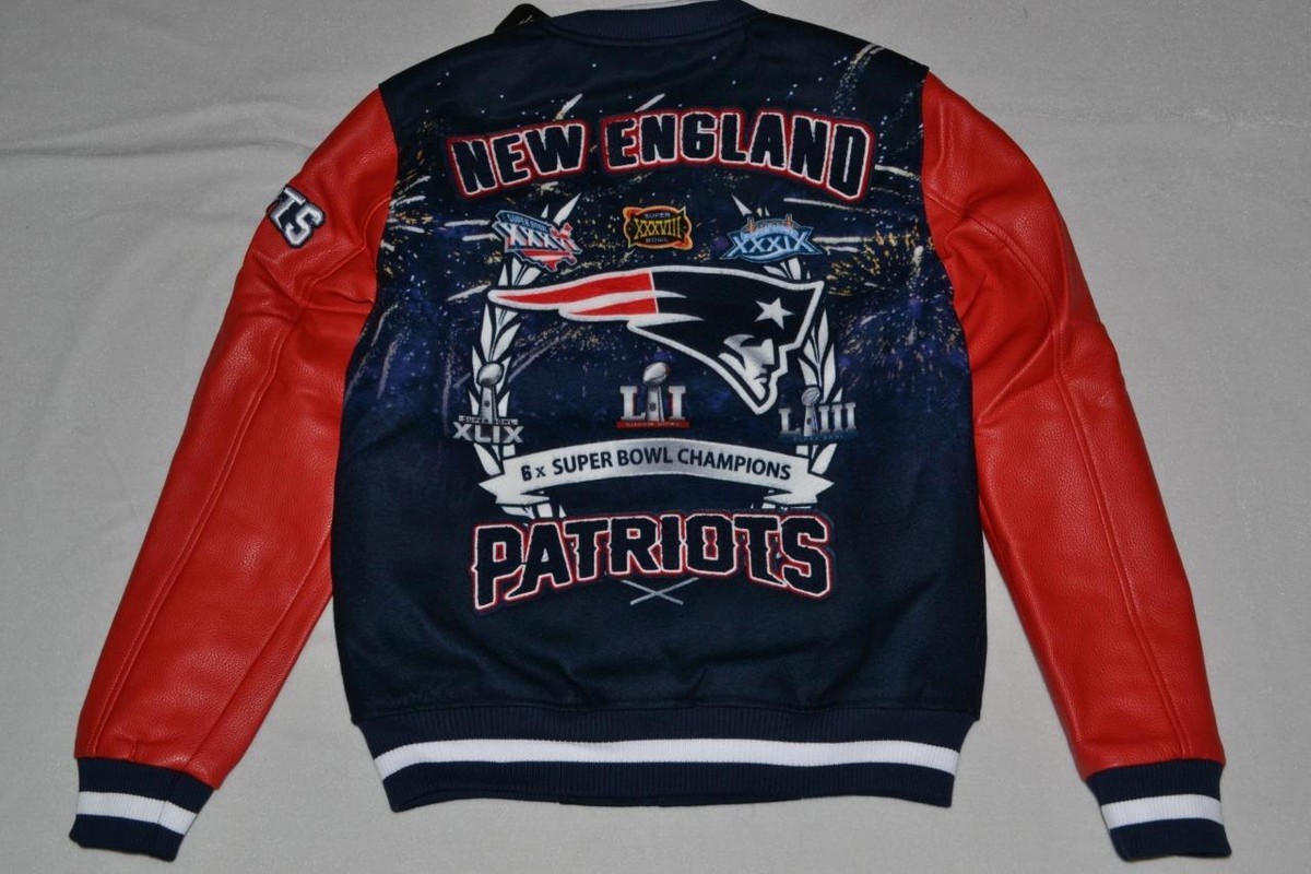 PRO STANDARD Men's NEW ENGLAND PATRIOTS MUlTI REMIX Varsity Jacket