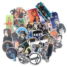 Doctor Who British TV Series Themed Set of 37 Assorted Stickers Decal Set