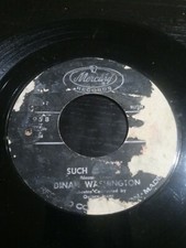 Dinah Washington "Dream/Such A Night" 45 RPM Northern Soul R&B Blues Jazz