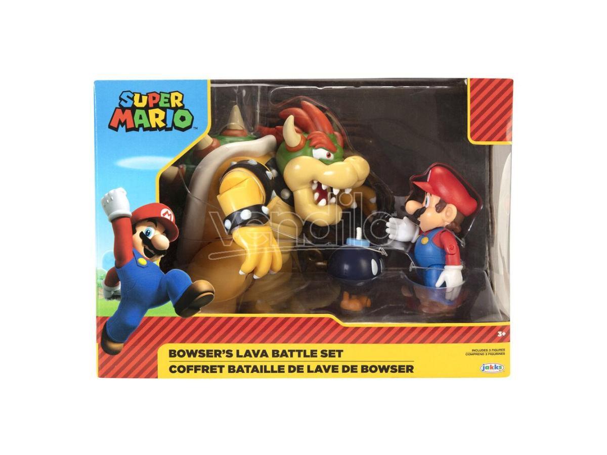 Nintendo Super Mario Bowser Vs Super Mario Special Set Jakks Pacific