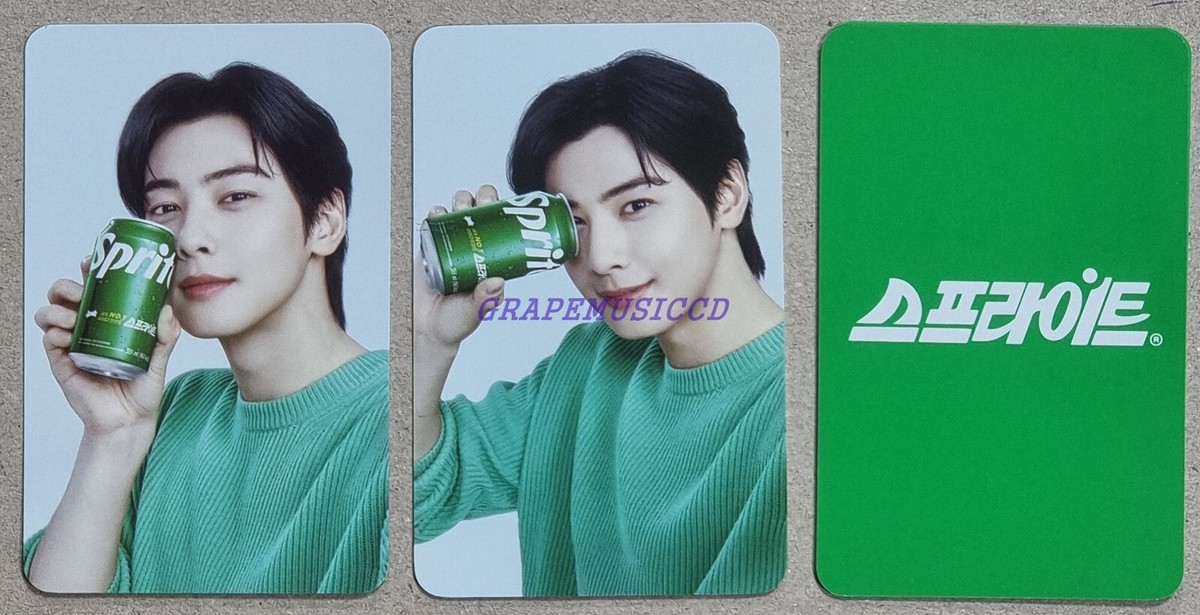 CHA EUN WOO EUNWOO X Sprite ASTRO OFFICIAL EVENT PHOTOCARD PHOTO