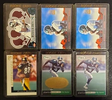 PLAXICO BURRESS PITTSBURGH STEELERS ROOKIE CARD LOT (6)