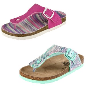 girls cork sandals