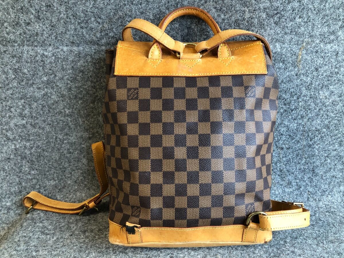 Authentic Louis Vuitton Damier Backpack Arlequin Brown Authentic Louis Vuitton Damier Backpack Arlequin Brown