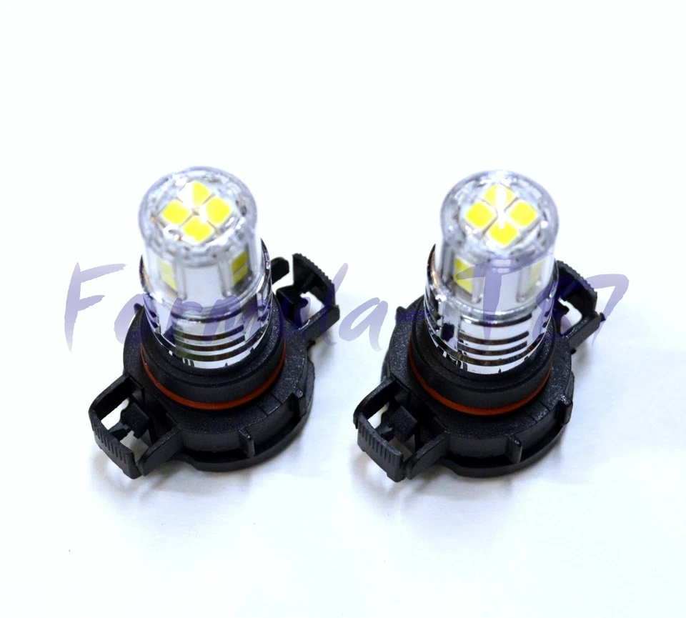 LED 20W PS24W 5202 H16 6000K White Two Bulbs Fog Light Replace Upgrade EO Stock - Image 4 of 4