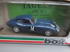 Box Jaguar E Type Series 1 1/43 Scale - various liveries available BOXED