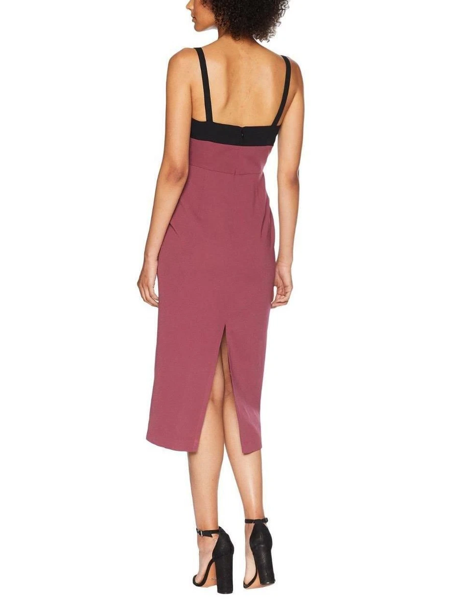 Jill Jill Stuart Womens 2 Tone Sheath Cocktail Dress Black Pandora