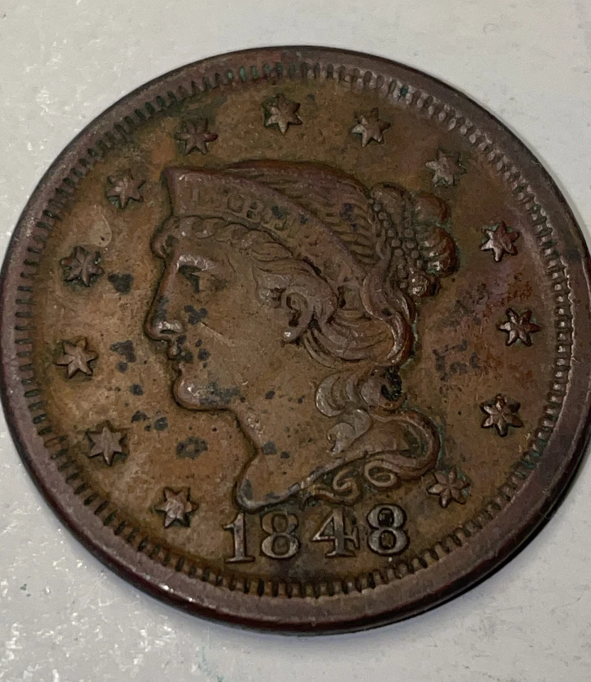 1848 unc. details gorgeous large c heirloom speaks 4 itself great piece FREE SH - Image 3 of 4