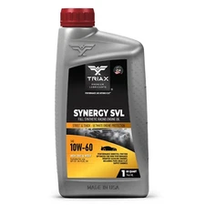 TRIAX Synergy SVL 10W-60 Racing Grade Full Synthetic Engine Oil (1 Quart)