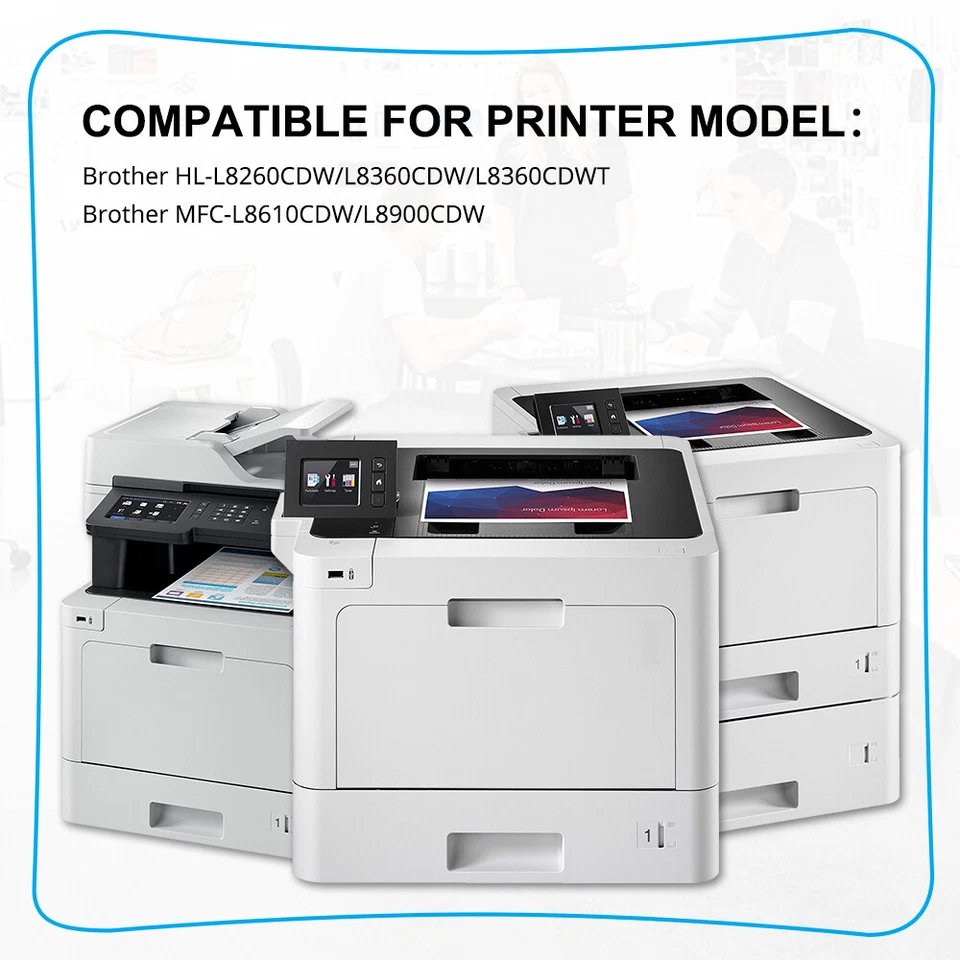 4PK TN-431 Toner Compatible for Brother HL-L8260cdw 8360cdw MFC-L8900cdw TN433 - Image 2 of 4