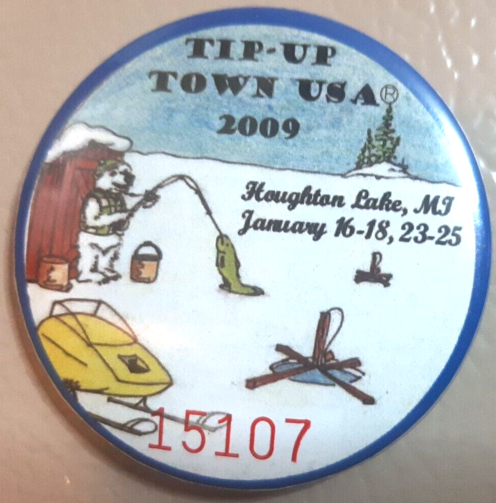1999 TOURNOI DE PÊCHE SUR GLACE TIP UP TOWN USA HOUGHTON LAKE