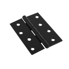 Black Butt Door Hinges 75mm 3" or 100mm 4" Pairs of Door Hinges