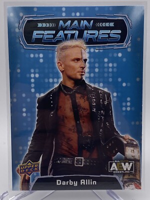 2022 Upper Deck AEW Main Features Darby Allin #MF-4