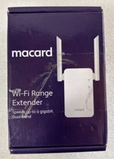 Macard Wifi Range Extender Model RE1200 Dual Band 2.4GHz & 5GHz