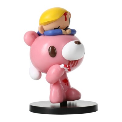 CultureFly Mori Chack The Naughty Grizzly Pink Gloomy Bear Vinyl 3