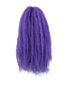 Cyberloxshop Marley Braid Afro Kinky Hair Purple Dreads Synthetic