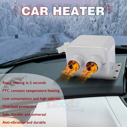12V 600W Portable Electric Car Heater Heating Fan Defogger Defroster Demister - Picture 3 of 38