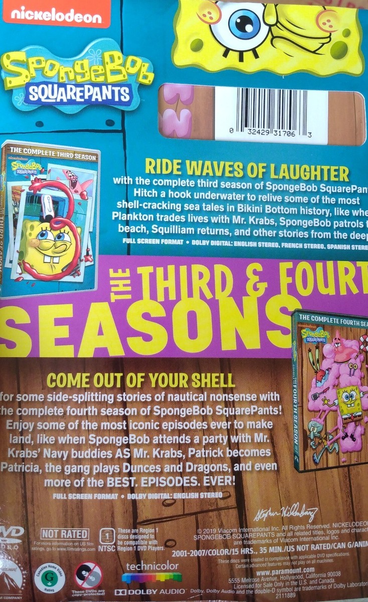 (未使用･未開封品)Complete 3rd Season [DVD] Spongebob Squarepants Complete Third Season | Mercari