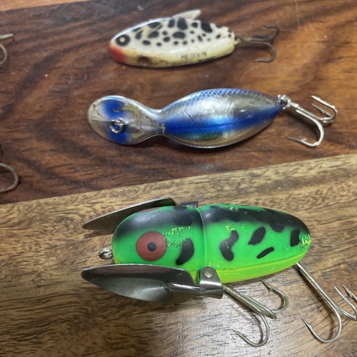 Heddon Vintage Fishing Lures. Zaragossa. Vamp Spook. Crazy Crawler. SOS Minnow - 第 15/20 張圖片