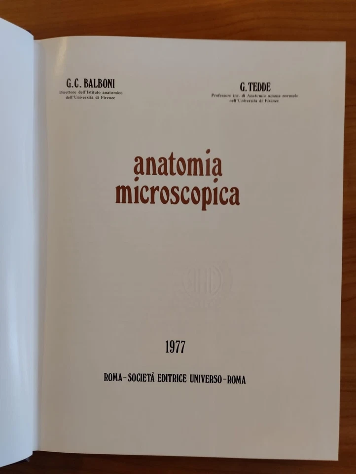 ANATOMIA MICROSCOPICA Balboni Tedde SEU 1977 - Immagine 4 di 4