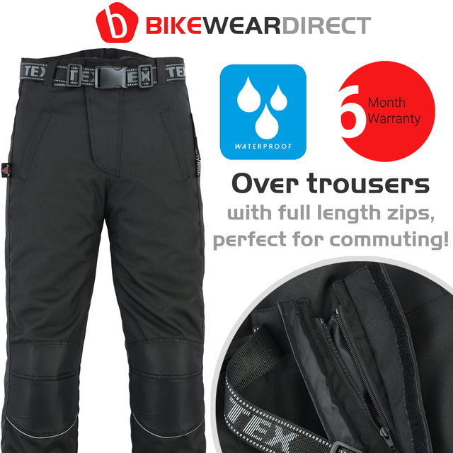 Texpeed Black Waterproof Motorbike 