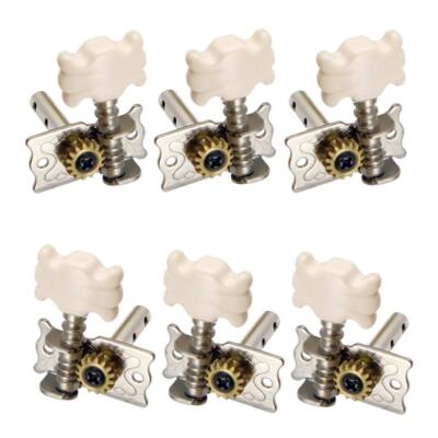 6er-Pack 3R3L Saiten für klassische Gitarre Stimmwirbel einzelne Maschinenköpfe Tuner