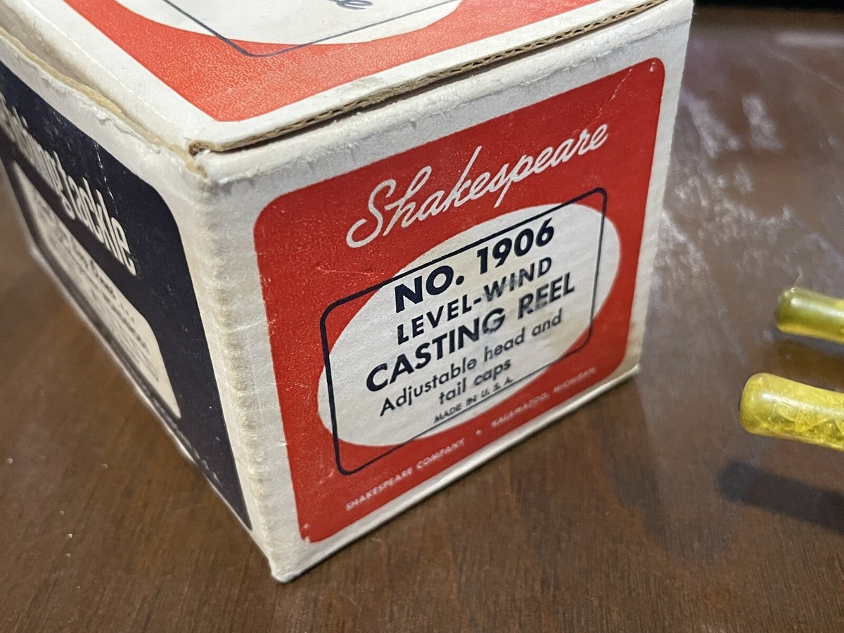Vintage Shakespeare No. 1906 Level-Wind Casting Reel in Box | eBay