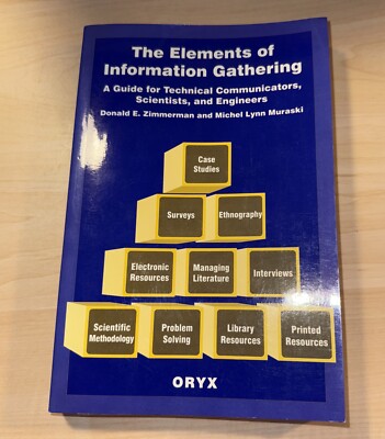 The Elements Of Information Gathering: A Guide For Technical Communicators