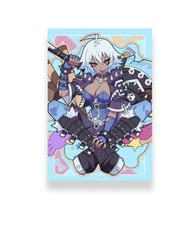 Yugioh - Roxi - Lollypopland - Blue - Mana Moon Amanda Lapalme - Sleeves X70 New