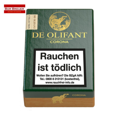 De Olifant Bahia Brasil Corona, Limited Edition, 10 Zigarren in Holzkiste