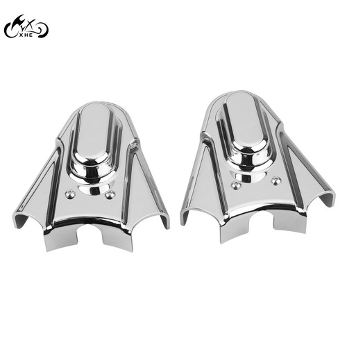 Chrome Rear Phantom Swingarm Axle Covers For Harley Heritage Softail Springer US - Picture 7 of 13