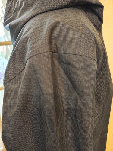 EDDIE BAUER Size XL (20-22) BLUE GOTG RAINCOAT Trench Hooded - Picture 6 of 8